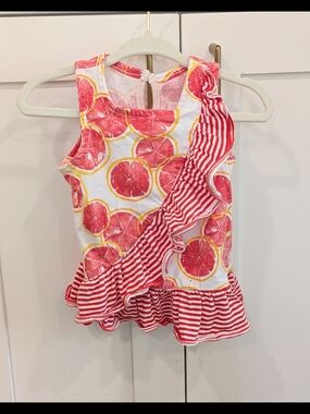 Burt's Bees Baby Citrus Ruffle Tank